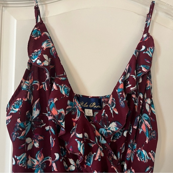 Blue Rain Beautiful Romper Multi Colors Women’s size Small - Picture 14 of 15